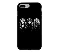 Carcasa para iPhone 7 Plus/8 Plus Tres Monos sabios | Arte de la Plantilla - See Speak Hear No Evil