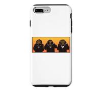 Carcasa para iPhone 7 Plus/8 Plus Tres sabios Monos Hipster oyen, Hablan y no Ven el Mal