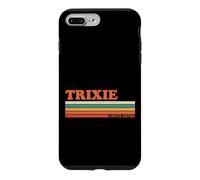 Carcasa para iPhone 7 Plus/8 Plus Trixie Retro Personalizado Nombre Vintage Rayas