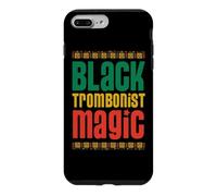 Carcasa para iPhone 7 Plus/8 Plus Trombonista Negro Magia Estilo Tribal Africano Negro Orgulloso