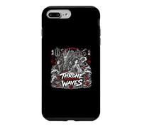 Carcasa para iPhone 7 Plus/8 Plus Trono Debajo de Las Olas Japonesas Señor Dragón Japonés