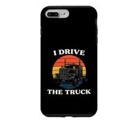 Carcasa para iPhone 7 Plus/8 Plus Truck Driver I Drive The Truck Retro Big Rig