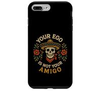 Carcasa para iPhone 7 Plus/8 Plus Tu Ego no es tu Amigo Sombrero Calavera Arte Popular