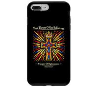 Carcasa para iPhone 7 Plus/8 Plus Tu Trono, oh Dios, es para Siempre Salmo 45 Escritura