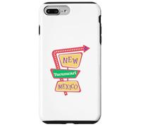 Carcasa para iPhone 7 Plus/8 Plus Tucumcari Nuevo México NM Retro Vintage Medio Siglo Moderno