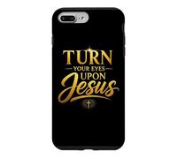 Carcasa para iPhone 7 Plus/8 Plus Turn Your Eyes Upon Jesus - Christian Faith Evangelism