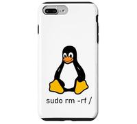 Carcasa para iPhone 7 Plus/8 Plus Tux Linux Penguin - sudo RM -RF/computadoras informáticas