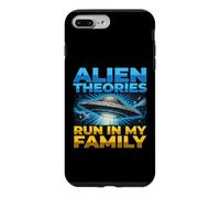 Carcasa para iPhone 7 Plus/8 Plus UFO UAP Alien Theory Run In My Family Truth Conspiracy Hechos