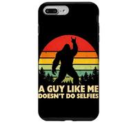 Carcasa para iPhone 7 Plus/8 Plus Un Chico como yo no Hace Selfies Bigfoot Sasquatch Rock On