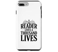 Carcasa para iPhone 7 Plus/8 Plus Un Lector Vive mil Vidas Cita literaria