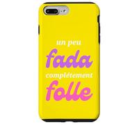 Carcasa para iPhone 7 Plus/8 Plus Un Peu Fada Complètement Folle Humour Femme Fille Cadeau