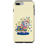 Carcasa para iPhone 7 Plus/8 Plus Unicorn Bricks, Lindo Edificio de Bloques, Constructor de Ladrillos para niños