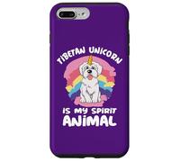 Carcasa para iPhone 7 Plus/8 Plus Unicornio Tibetano es mi espíritu Animal Funny Tibetan Terrier