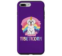 Carcasa para iPhone 7 Plus/8 Plus Unicornio Tibetano Terrier Divertido Tibeticornio