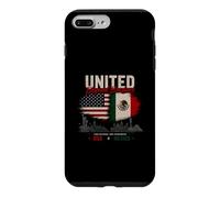 Carcasa para iPhone 7 Plus/8 Plus Unidos Más Allá de Las Fronteras EE.UU. México Dos Naciones Una Amistad