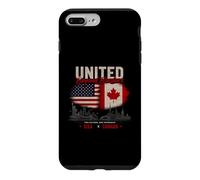 Carcasa para iPhone 7 Plus/8 Plus Unidos más allá de Las fronteras Estados Unidos Canadá Dos Naciones