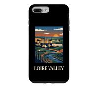 Carcasa para iPhone 7 Plus/8 Plus Valle del Loira Francia Castillo Viñedo Arte de Viaje