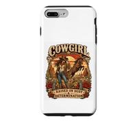 Carcasa para iPhone 7 Plus/8 Plus Vaquera Criada sobre Polvo y diseño de determinación Grit Tough