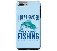 Carcasa para iPhone 7 Plus/8 Plus Vencí al cáncer Ahora voy a Pescar