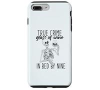 Carcasa para iPhone 7 Plus/8 Plus Verdadero Crime Copa DE Vino EN LA Cama por Nueve Esqueleto Fan Meme