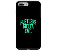 Carcasa para iPhone 7 Plus/8 Plus Verde Azulado Claro Aqua Color Feed The Hustlers Light Teal Aqua