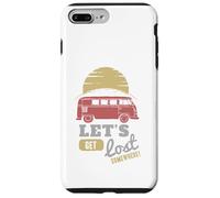Carcasa para iPhone 7 Plus/8 Plus Viaje por Carretera Autobús Puesta del Sol Aventura Vamos a perderse en algún Lugar