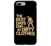Carcasa para iPhone 7 Plus/8 Plus Vida de Detectorista The Best Days End In Dirty Clothes