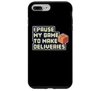 Carcasa para iPhone 7 Plus/8 Plus Video Gamer Entrega Conductor Mensajero Trabajo Portador de Correo Juegos