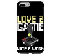 Carcasa para iPhone 7 Plus/8 Plus Vieja Escuela Adulto Gamer Amor 2 Juego Odio 2 Trabajo