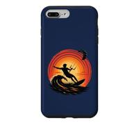 Carcasa para iPhone 7 Plus/8 Plus Viento Infinito y energía oceánica Kitesurf Atardecer