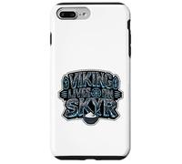 Carcasa para iPhone 7 Plus/8 Plus Vikingo impulsado por Skyr Humor nórdico Divertido raíces escandinavas