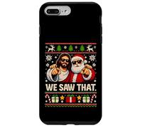 Carcasa para iPhone 7 Plus/8 Plus Vimos Que Jesús Y Santa Claus Divertida Navidad