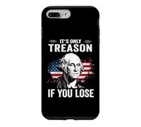 Carcasa para iPhone 7 Plus/8 Plus Vintage 4th of July Its Only Treason If You Lose