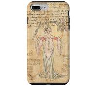 Carcasa para iPhone 7 Plus/8 Plus Vintage Flower Fairy Illustration Cute Fairycore Aesthetic