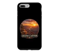 Carcasa para iPhone 7 Plus/8 Plus Vintage Grand y Canyon Sunset Road en diseño de Viaje