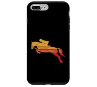 Carcasa para iPhone 7 Plus/8 Plus Vintage Horse Rider Girl 80s Hunter Jumper