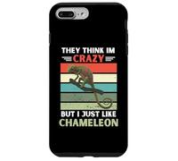 Carcasa para iPhone 7 Plus/8 Plus Vintage Piensan Que Estoy Loco Pero Me Gusta Amante Camaleón