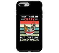 Carcasa para iPhone 7 Plus/8 Plus Vintage Piensan Que Estoy Loco Pero Me Gusta Bakwan Malang