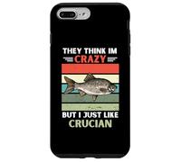 Carcasa para iPhone 7 Plus/8 Plus Vintage Piensan Que Estoy Loco Pero Me Gusta Crucian Lover