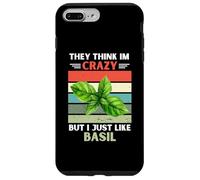 Carcasa para iPhone 7 Plus/8 Plus Vintage Piensan Que Estoy Loco Pero me Gusta el Amante de la albahaca