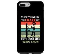 Carcasa para iPhone 7 Plus/8 Plus Vintage piensan Que Estoy Loco Pero me Gusta el Amante de Wing Chun