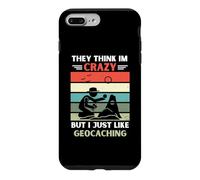 Carcasa para iPhone 7 Plus/8 Plus Vintage Piensan Que Estoy Loco, Pero me Gusta el Amante del Geocaching