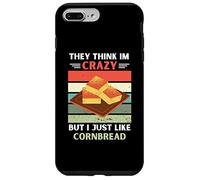 Carcasa para iPhone 7 Plus/8 Plus Vintage Piensan Que Estoy Loco Pero me Gusta el Amante del Pan de maíz