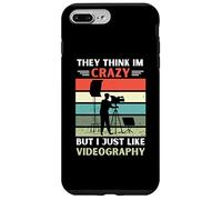 Carcasa para iPhone 7 Plus/8 Plus Vintage Piensan Que Estoy Loco Pero Me Gusta La Videografía