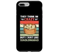 Carcasa para iPhone 7 Plus/8 Plus Vintage Piensan Que Estoy Loco, Pero me Gusta Xiaolongbao