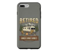 Carcasa para iPhone 7 Plus/8 Plus Vintage Retired RV Camping Camper Fishing Outdoors