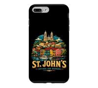Carcasa para iPhone 7 Plus/8 Plus Vintage St Johns Antigua y Barbuda Viaje Monumento Regalo