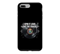 Carcasa para iPhone 7 Plus/8 Plus Vinyl Record Collector Spin It Loud Love The Crackle