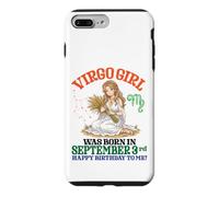 Carcasa para iPhone 7 Plus/8 Plus Virgo Girl nació el 4 de septiembre Feliz cumpleaños para mí