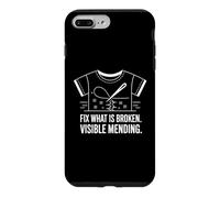 Carcasa para iPhone 7 Plus/8 Plus Visible Mending Fija lo Que es un Arte de Costura Roto